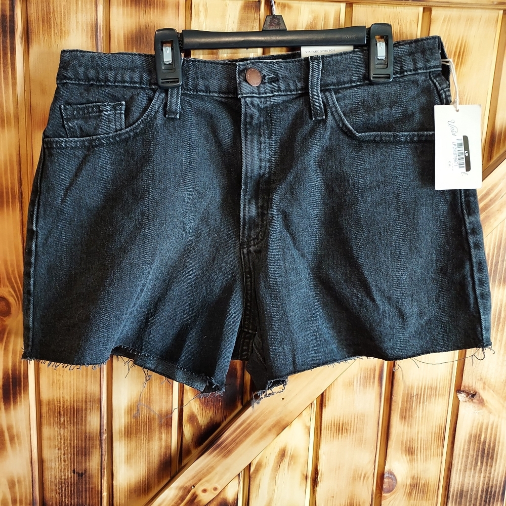 Universal Thread women's black jean highest rise Shortie shorts - Size 10